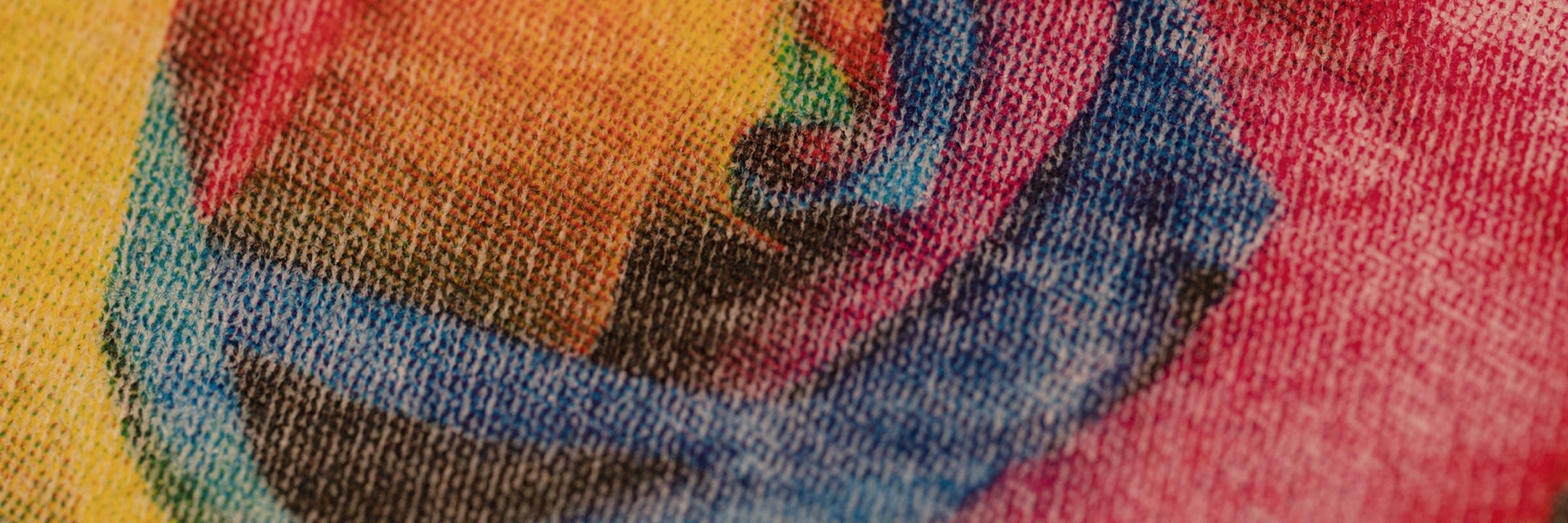 Close Up Of Screen Printing On Shirts And Textiles Stock Photo