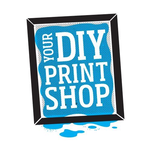DIY PRINT SHOP Original T-Shirt Screen Printing Kit