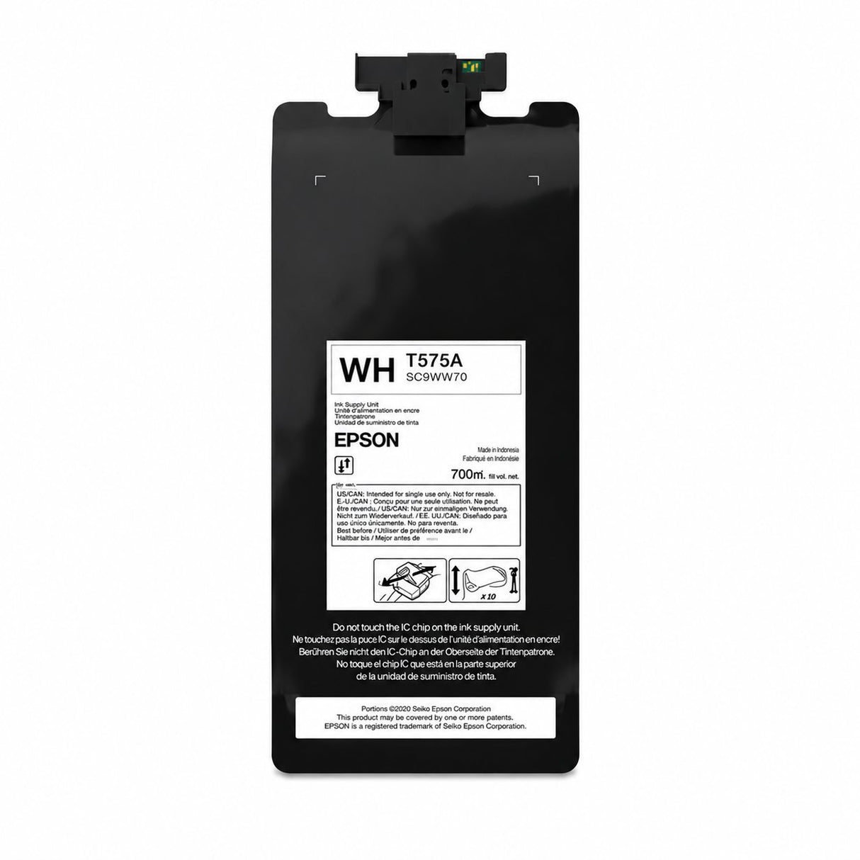 Epson UltraChrome DF Ink for SureColor G6070 & G9070 DTF Printers - 1.6L White | Screenprinting.com