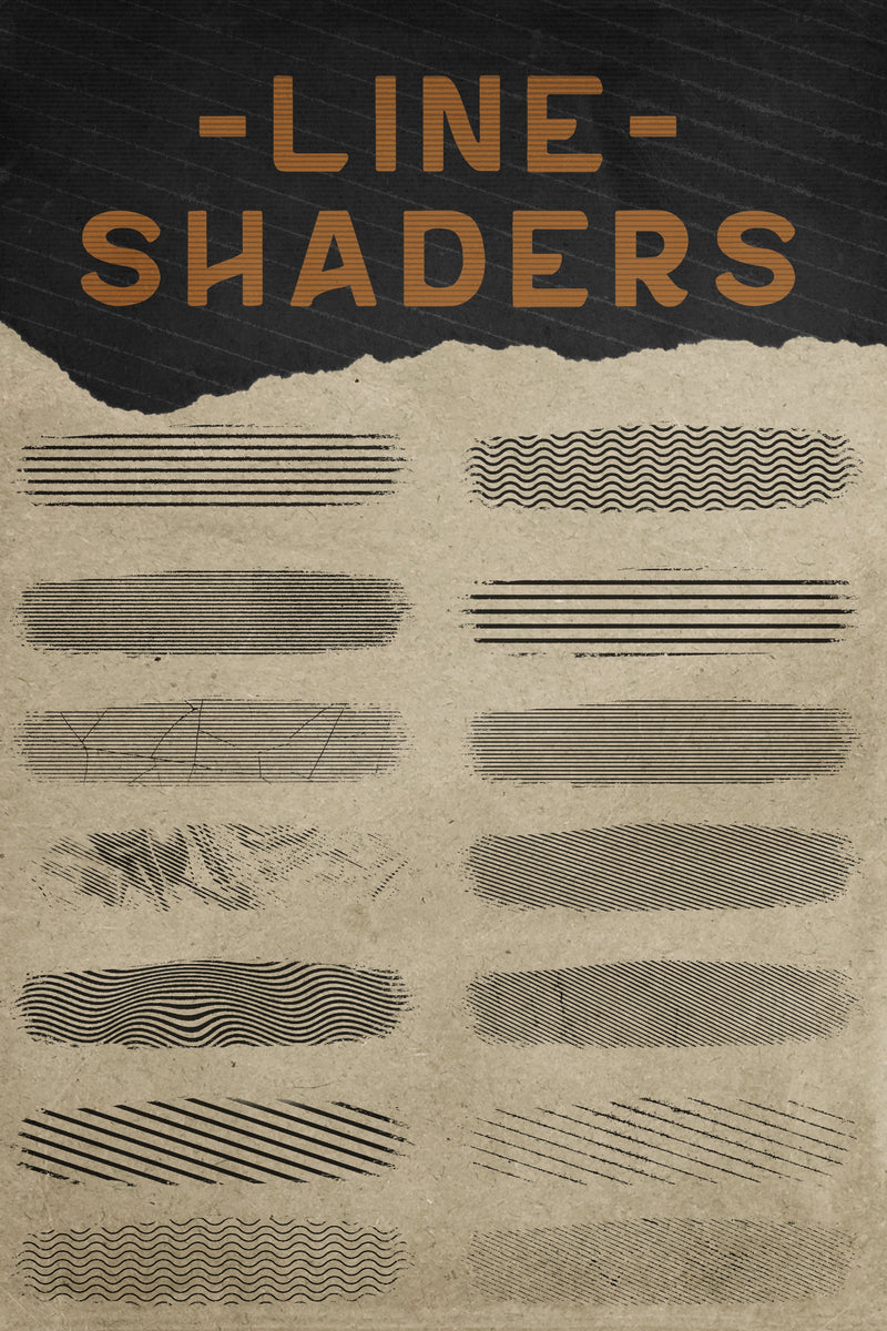 Line Shader Brush (Download Only) | Screenprinting.com