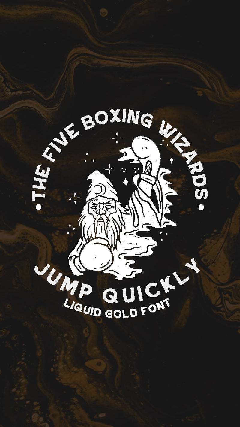 Liquid Gold Font (Download Only) | Screenprinting.com