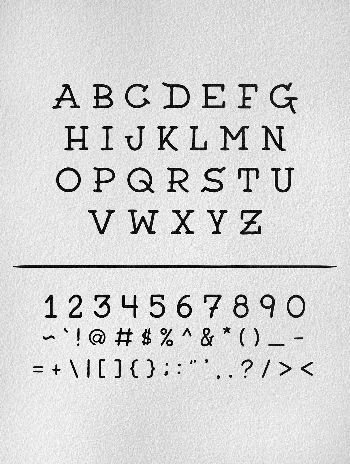 Tattoo Type Font (Download Only) | Screenprinting.com