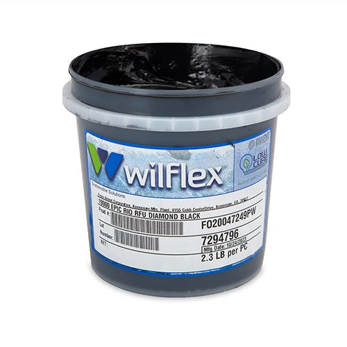 Wilflex Epic Rio RFU Black Diamond Plastisol Ink Quart | Screenprinting.com
