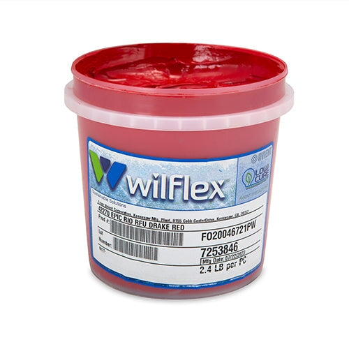 Wilflex Epic Rio RFU Drake Red Plastisol Ink Quart | Screenprinting.com