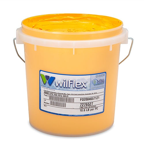 Wilflex Epic Rio RFU Gold Plastisol Ink Gallon | Screenprinting.com
