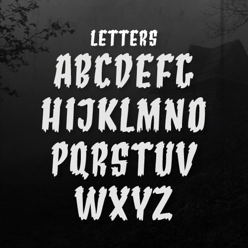 Bloody Movie Font (Download Only) | Screenprinting.com