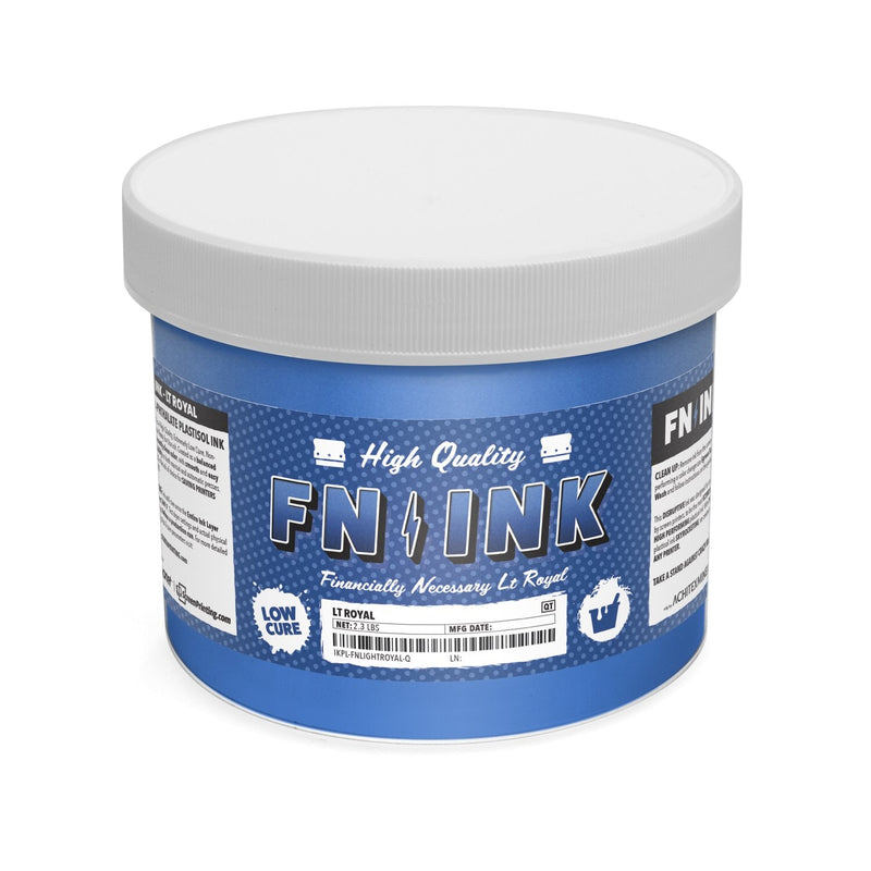 FN-INK™ Light Royal Blue Plastisol Ink Quart | Screenprinting.com