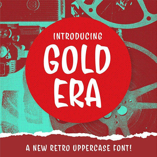 Gold Era Font (Download Only) | Screenprinting.com