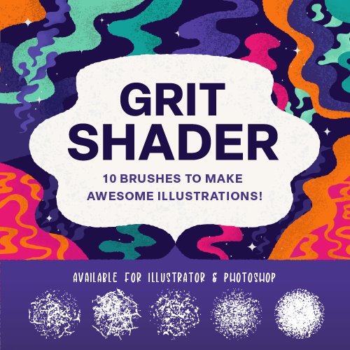 Grit Shader Brush Pack (Download Only) | Screenprinting.com
