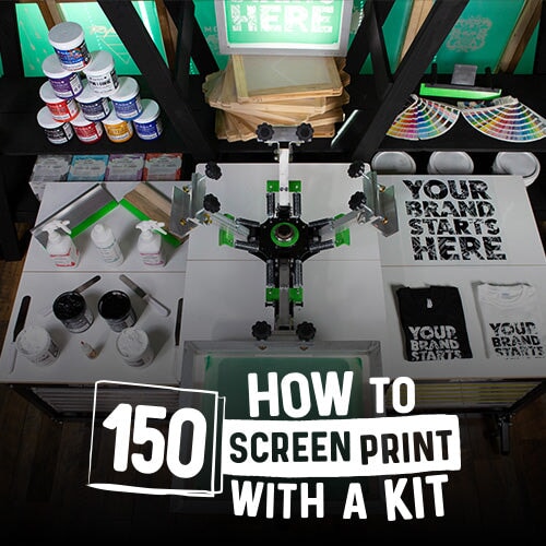 ScreenPrinting.com, Powered by RyonetDIY PRINT SHOP® Original T-Shirt  Screen Printing Kit
