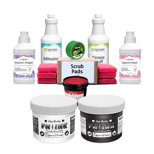 PL-Essentials Kit - Plastisol Inks & Supplies | Screenprinting.com