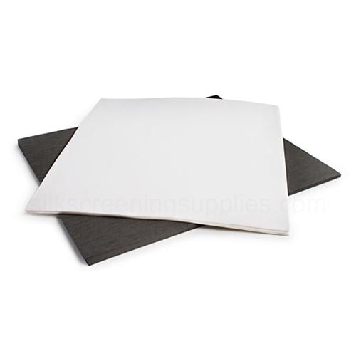 Premium Polyester White Test Pellon - 16" x 18" 25 Pk | Screenprinting.com