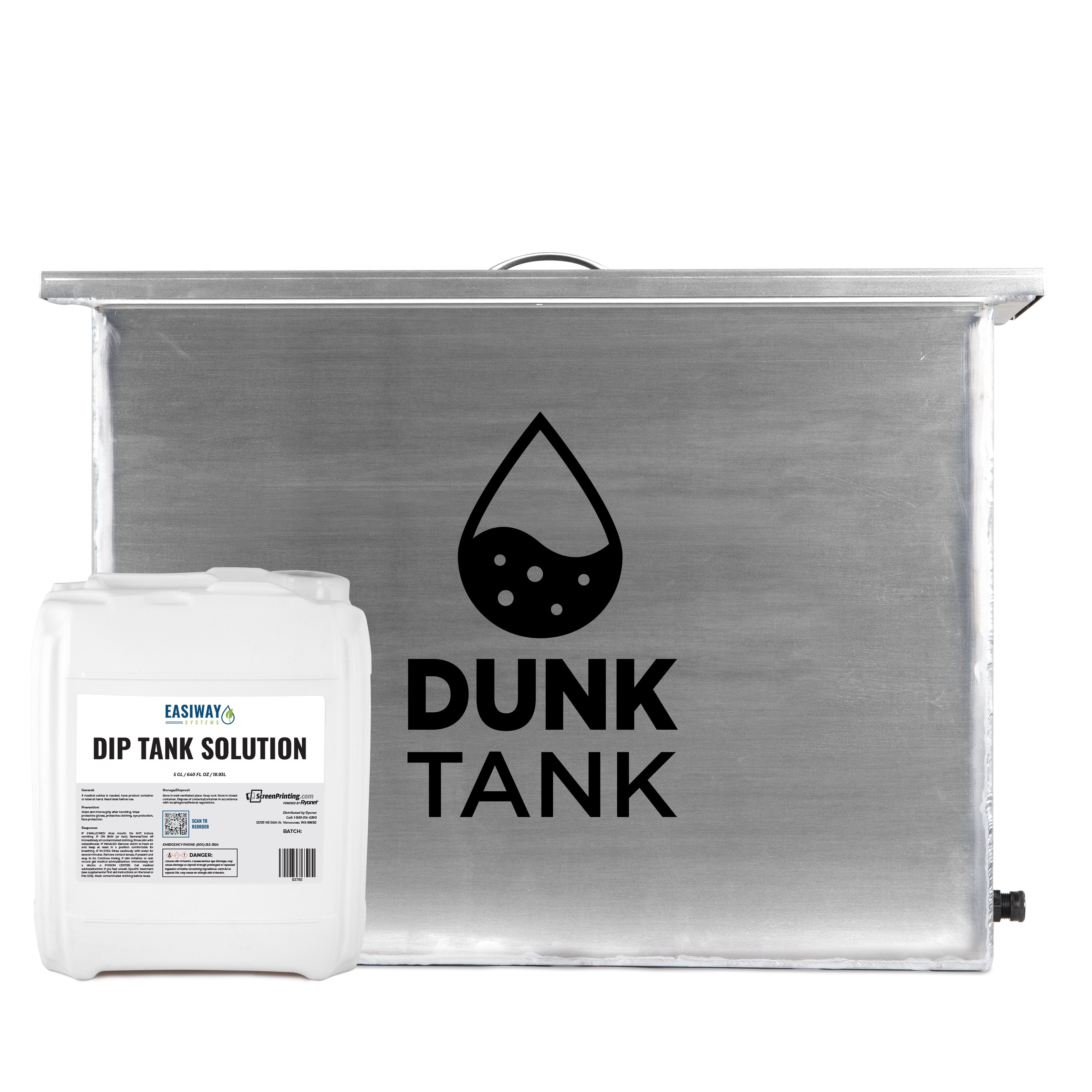 Dunk Tank Kit with Easiway Dip Tank Solution by