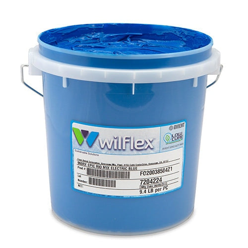 Wilflex Epic Rio Electric Blue Plastisol Ink (Mixing Component) Gallon | Screenprinting.com