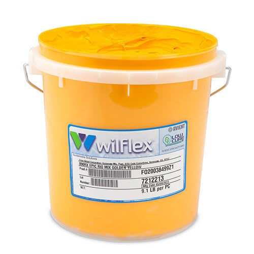 Wilflex Epic Rio Golden Yellow Plastisol Ink (Mixing Component) Gallon | Screenprinting.com