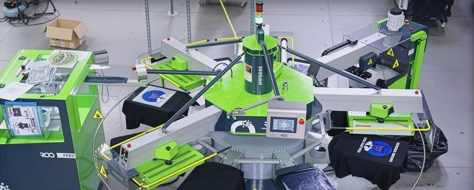 400 Shirts an Hour with One Operator: Inside Swagify’s ROQ IMPRESS Setup  | Screenprinting.com