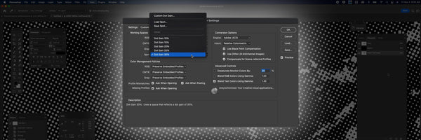 Tips for Adjusting Dot Gain in Artwork in Adobe® Photoshop  | Screenprinting.com