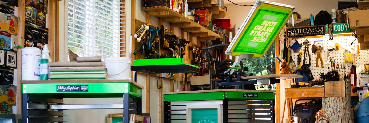 screen printing t-shirts at home