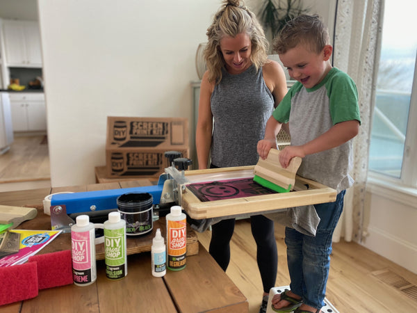 Looking for Activities to Keep Your Kids Occupied? Try At Home Screen Printing  | Screenprinting.com