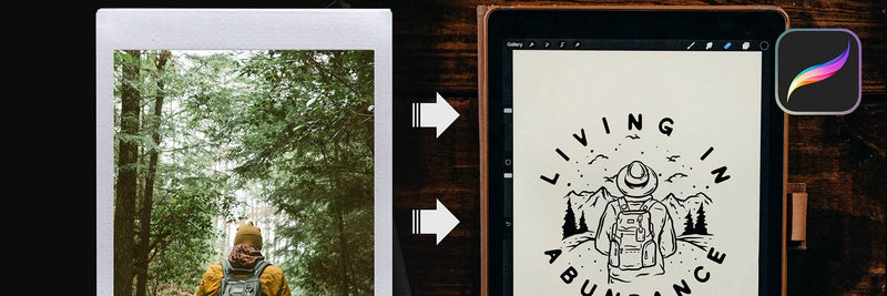 How to Use Photo Compositing to Make a Template in Procreate  | Screenprinting.com