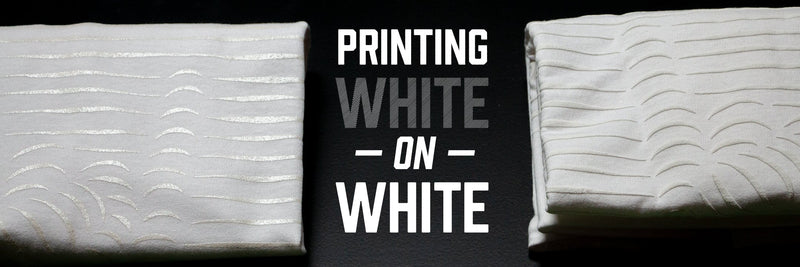 Screen Printing White Ink on Dark Fabric