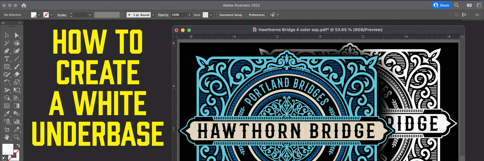 A Guide to Creating an Underbase in Adobe Illustrator  | Screenprinting.com