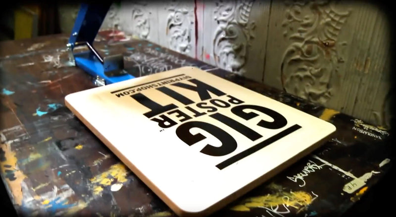 Kick Your Advertising and Art Up a Notch with a DIY Gig Poster Kit  | Screenprinting.com