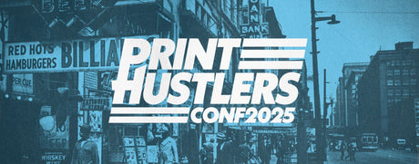 Print Hustlers Conference 2025 On an image of old Chicago