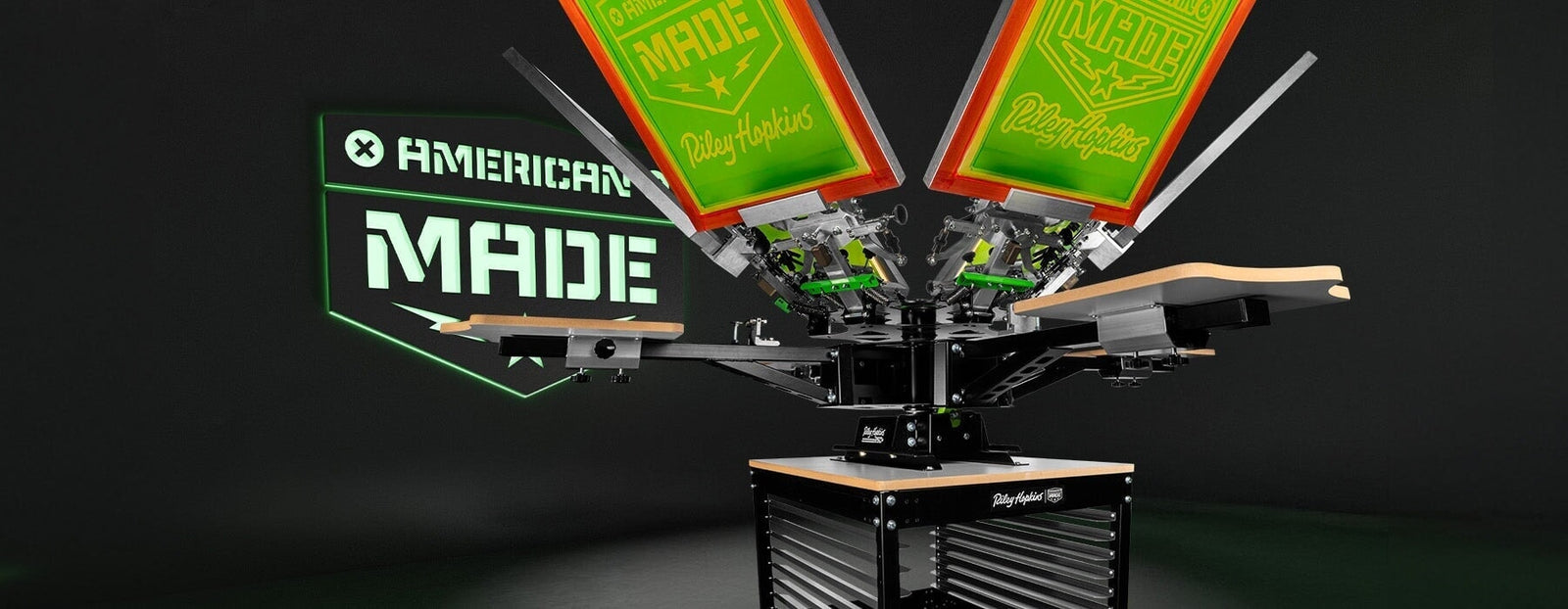 Riley Hopkins 250+ Press Brings Modular Muscle To Your Shop  | Screenprinting.com