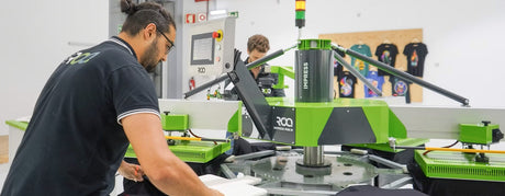 ROQ IMPRESS: Boosting Production and Precision Using the ROQ Impress for Heat Transfers  | Screenprinting.com