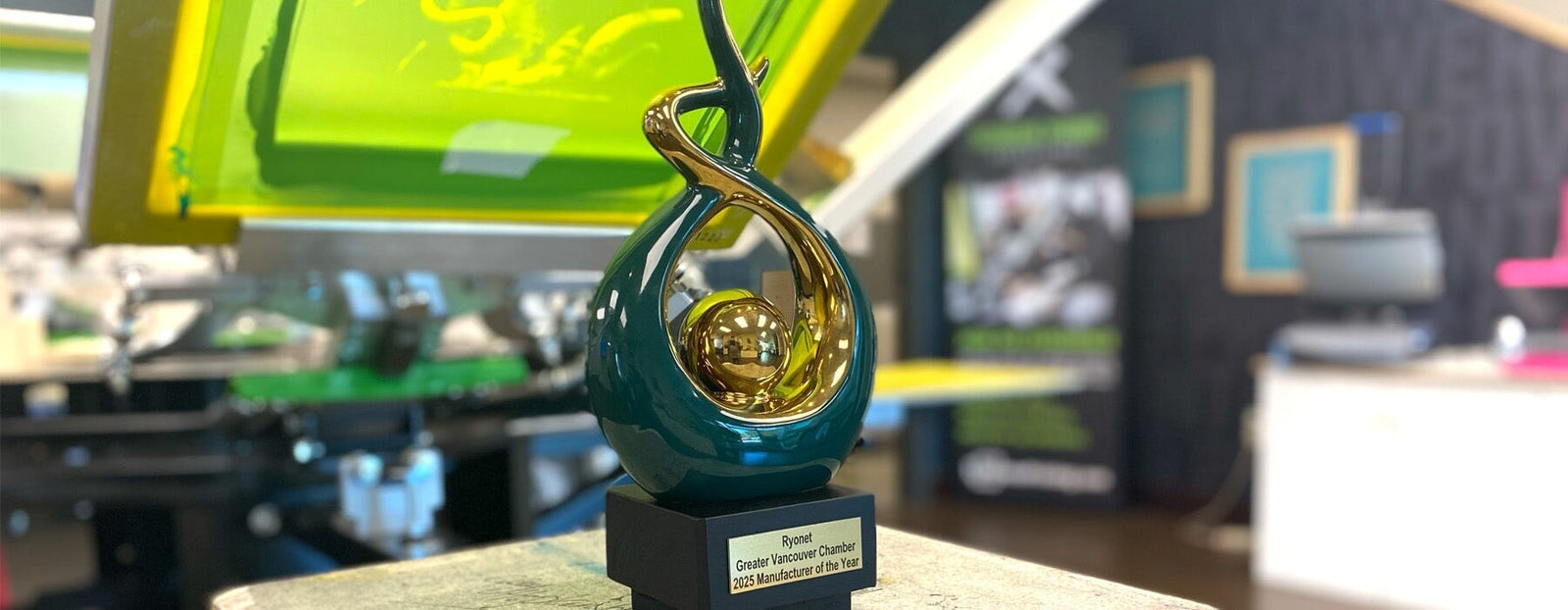 Ryonet Named Manufacturer of the Year by Greater Vancouver Chamber  | Screenprinting.com