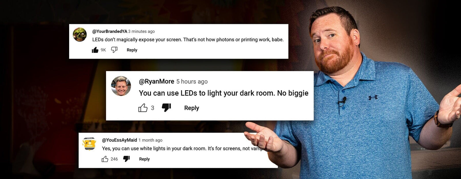 Screen Printing Darkroom Guide: Emulsion, Exposure, and Lighting  | Screenprinting.com