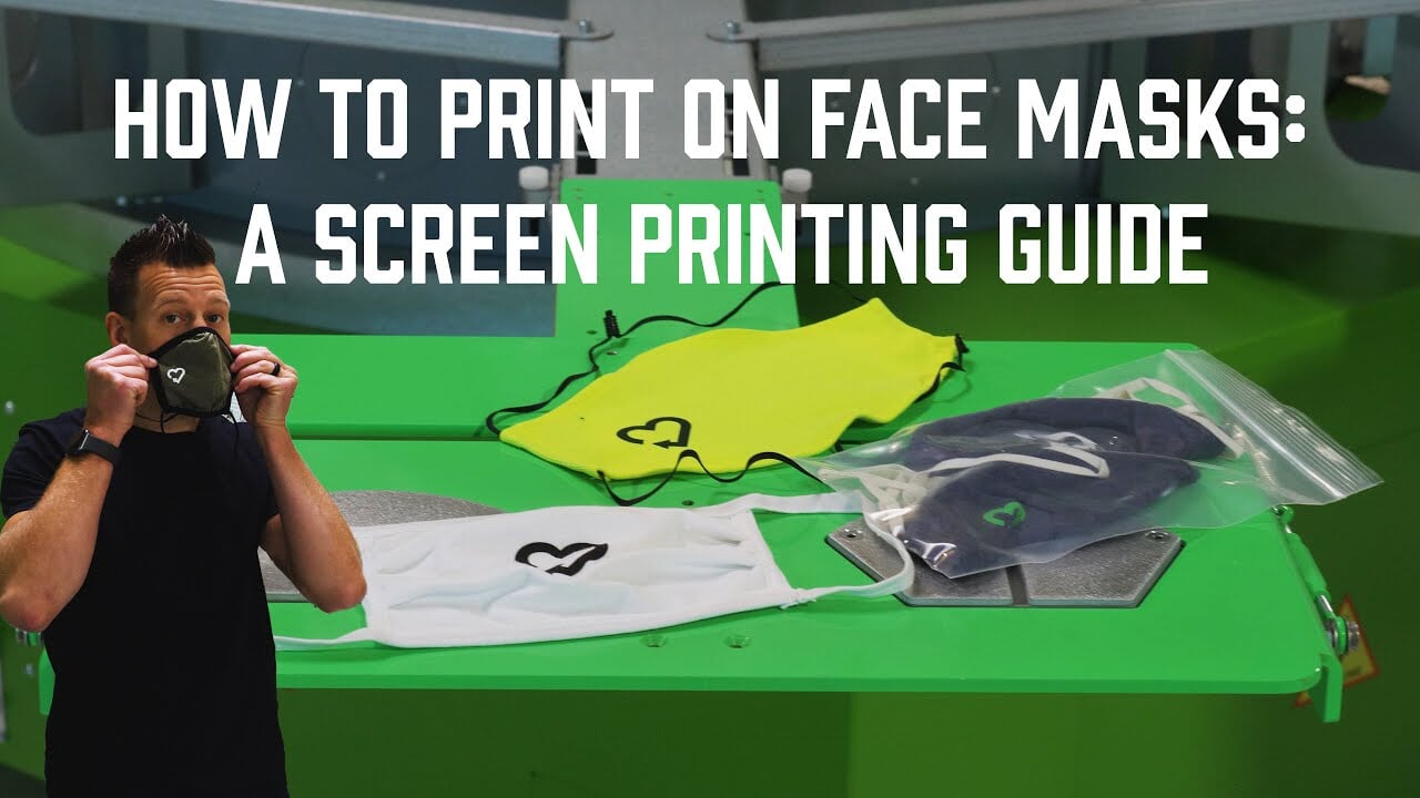 Screen Masks Triangular How to Screen Print on Face Masks | by ScreenPrinting.com