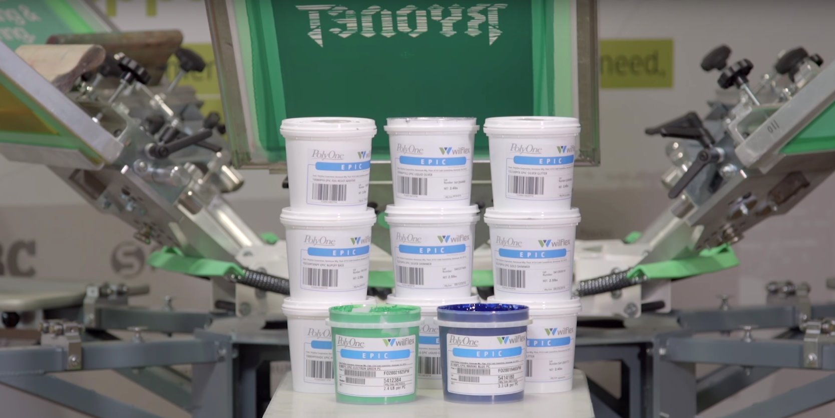 [VIDEO] Wilflex Special Effects Screen Printing Inks Now Available