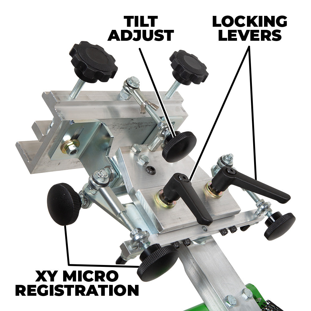 Riley Hopkins 250 4 Color 1 Station Screen Printing Press with XY Micro Registration