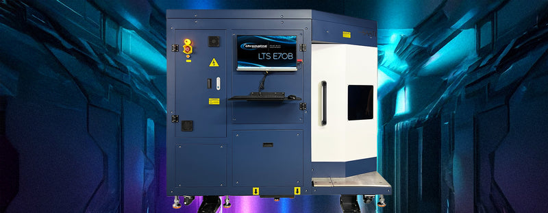 Saati LTS E70B Laser To Screen Exposure Unit in a futuristic Setting