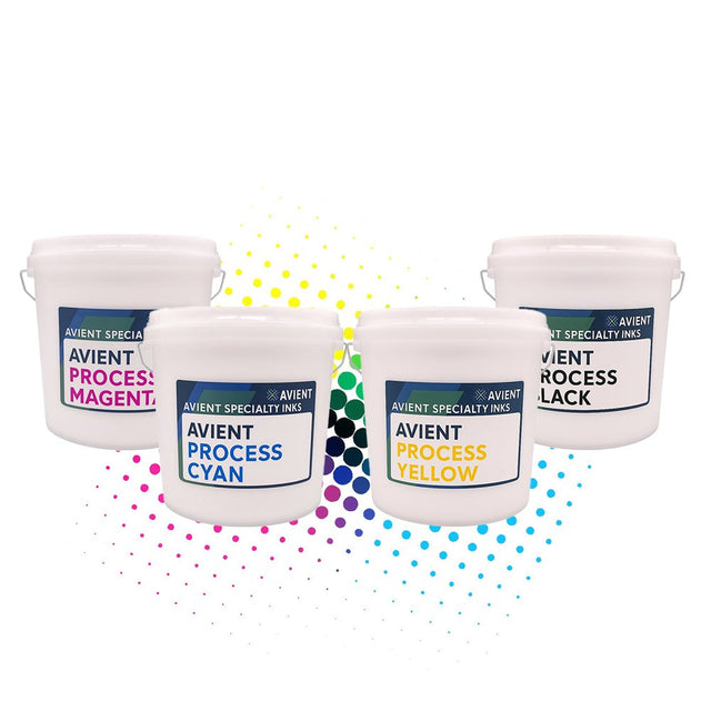 Avient ASI 4 Color Process Ink Set | Screenprinting.com