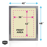 Baselayr 42x48in Aluminum Screen Printing Frame | Screenprinting.com