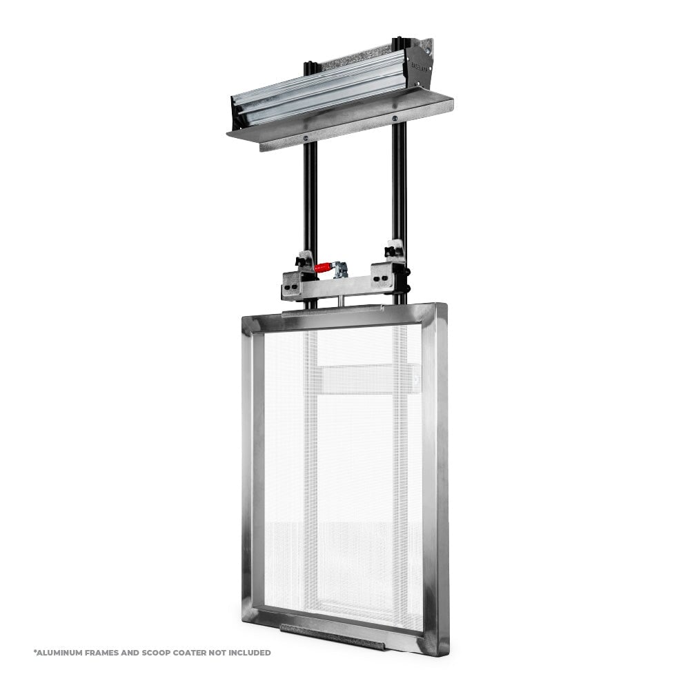 Baselayr Wall Mounted Screen Coating Rack | Screenprinting.com