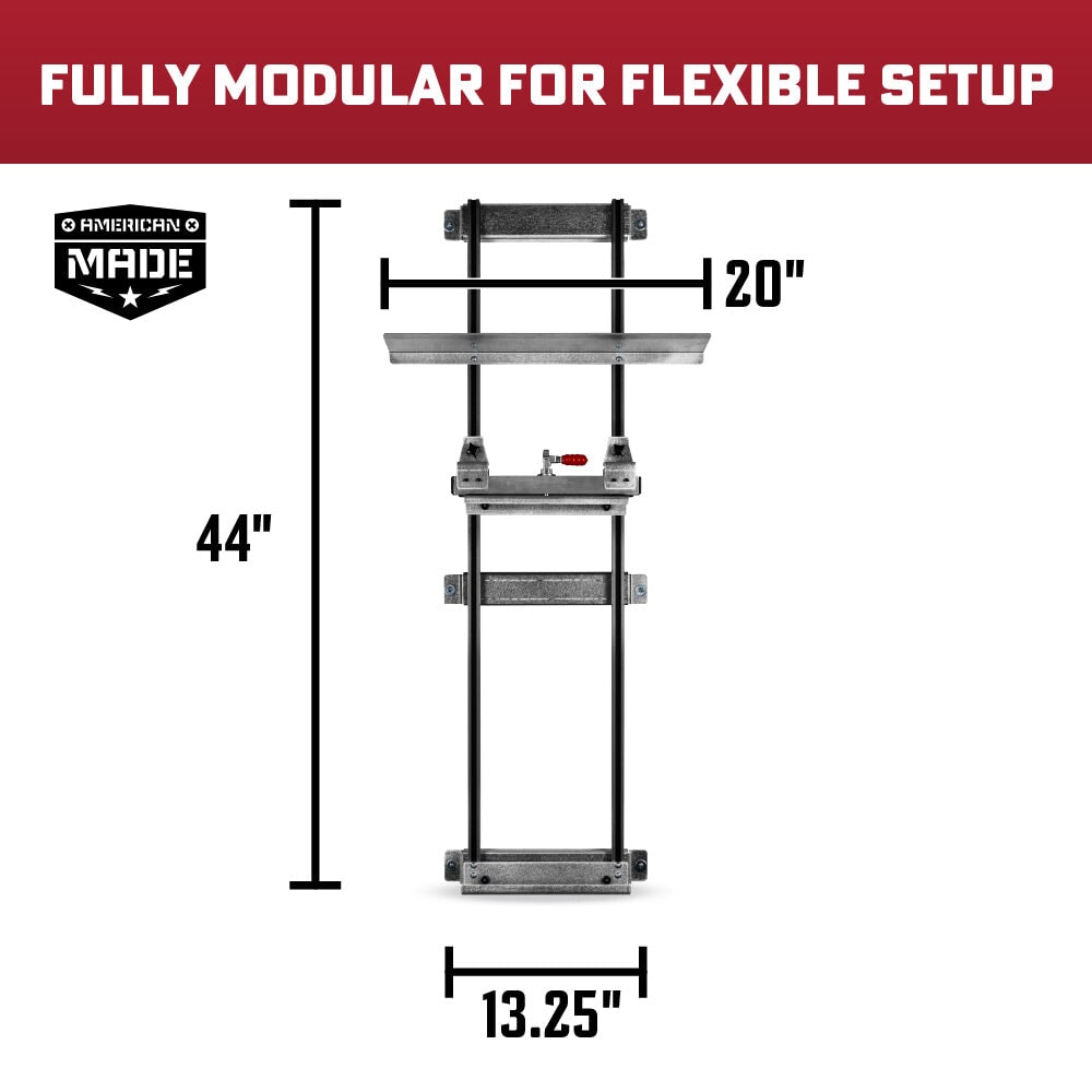 Baselayr Wall Mounted Screen Coating Rack | Screenprinting.com