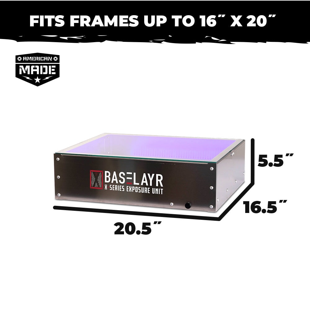 BASELAYR X1620 LED Exposure Unit - 16x20in | ScreenPrinting.com