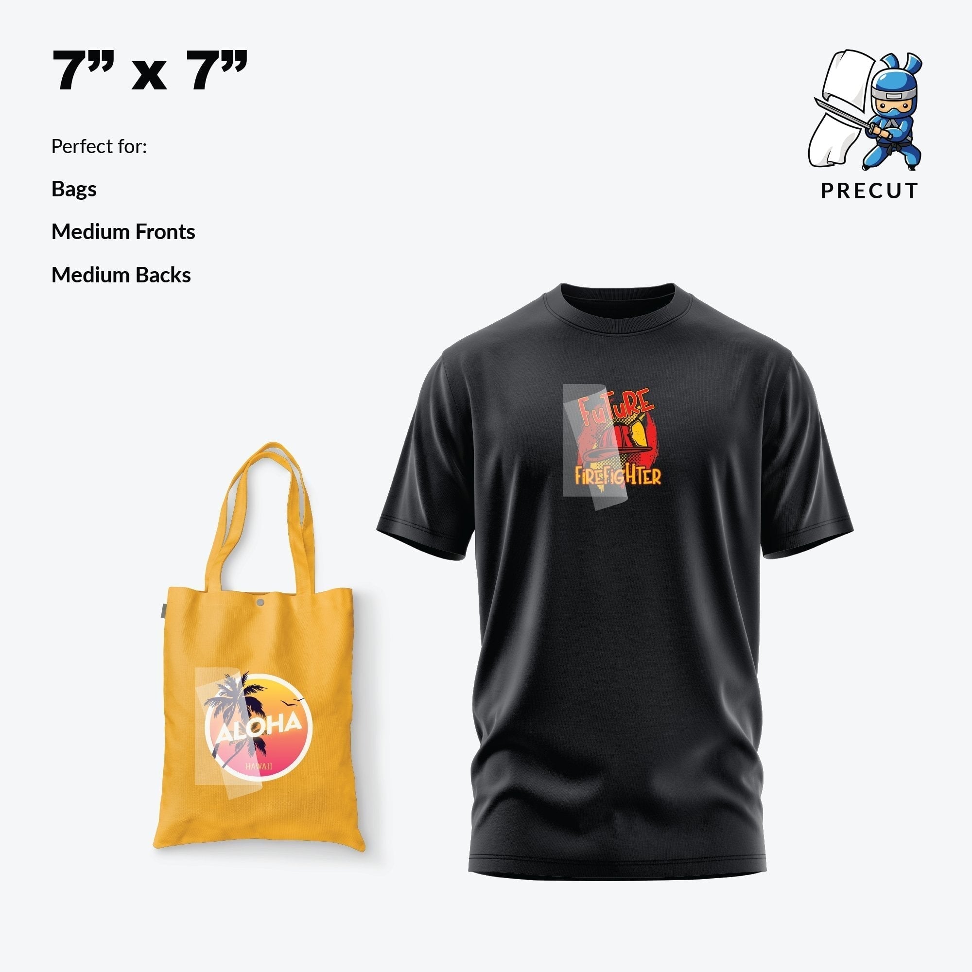 Ninja Transfers DTF Transfers By Size | ScreenPrinting.com