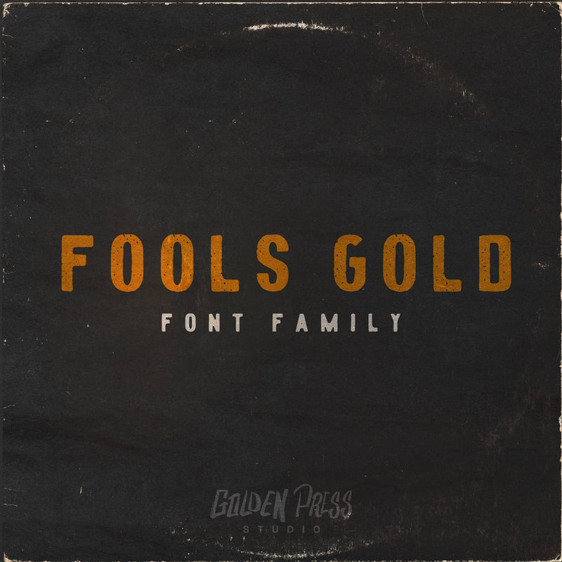 Fools Gold Font (Download Only) | Screenprinting.com