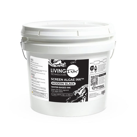 Living Ink Modern Black Screen Algae Ink Gallon | Screenprinting.com
