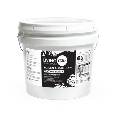 Living Ink Vintage Black Screen Algae Ink Gallon | Screenprinting.com