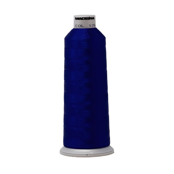 Madeira Polyneon #40 Blue Embroidery Thread - 5,500yd | Screenprinting.com