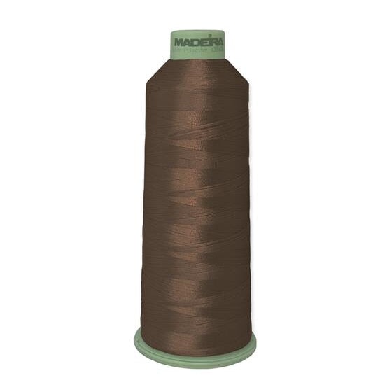 Madeira Polyneon #40 Grizzly Brown Embroidery Thread - 5,500yd | Screenprinting.com