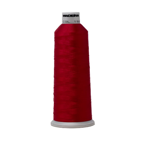 Madeira Polyneon #40 Red Pink Embroidery Thread - 5,500yd | Screenprinting.com
