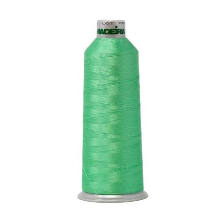 Madeira Polyneon #40 Spearmint Green Embroidery Thread - 5,500yd | Screenprinting.com