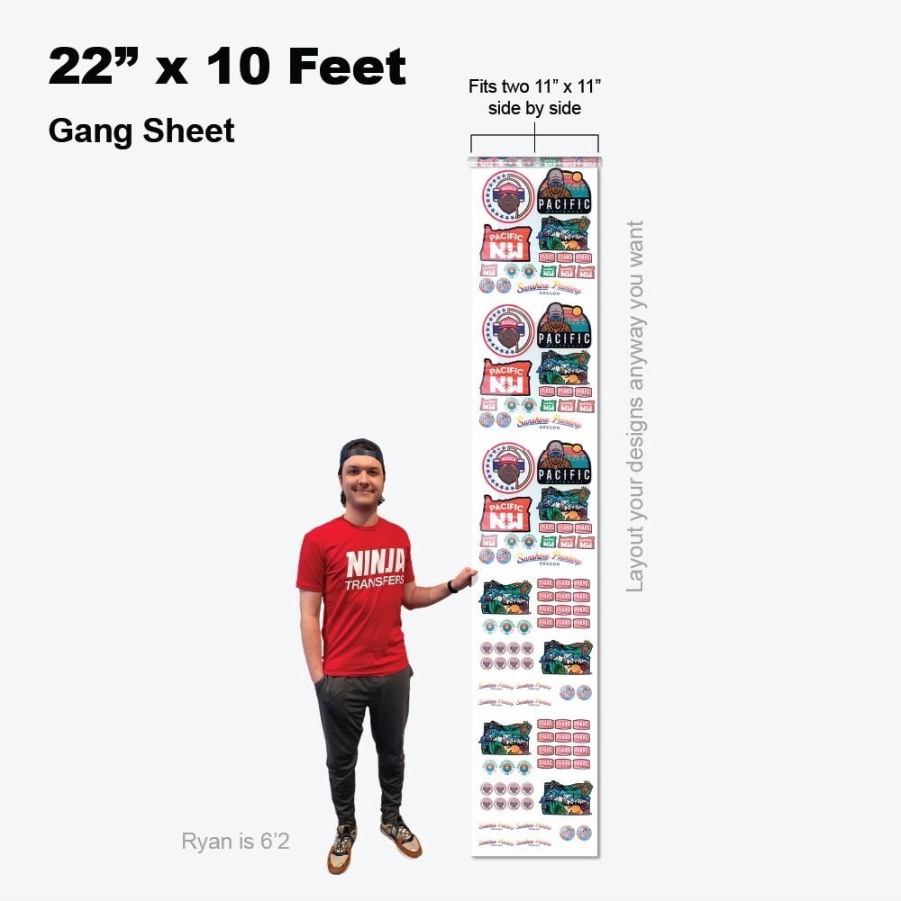 Ninja Transfers DTF Gang Sheet Builder | ScreenPrinting.com
